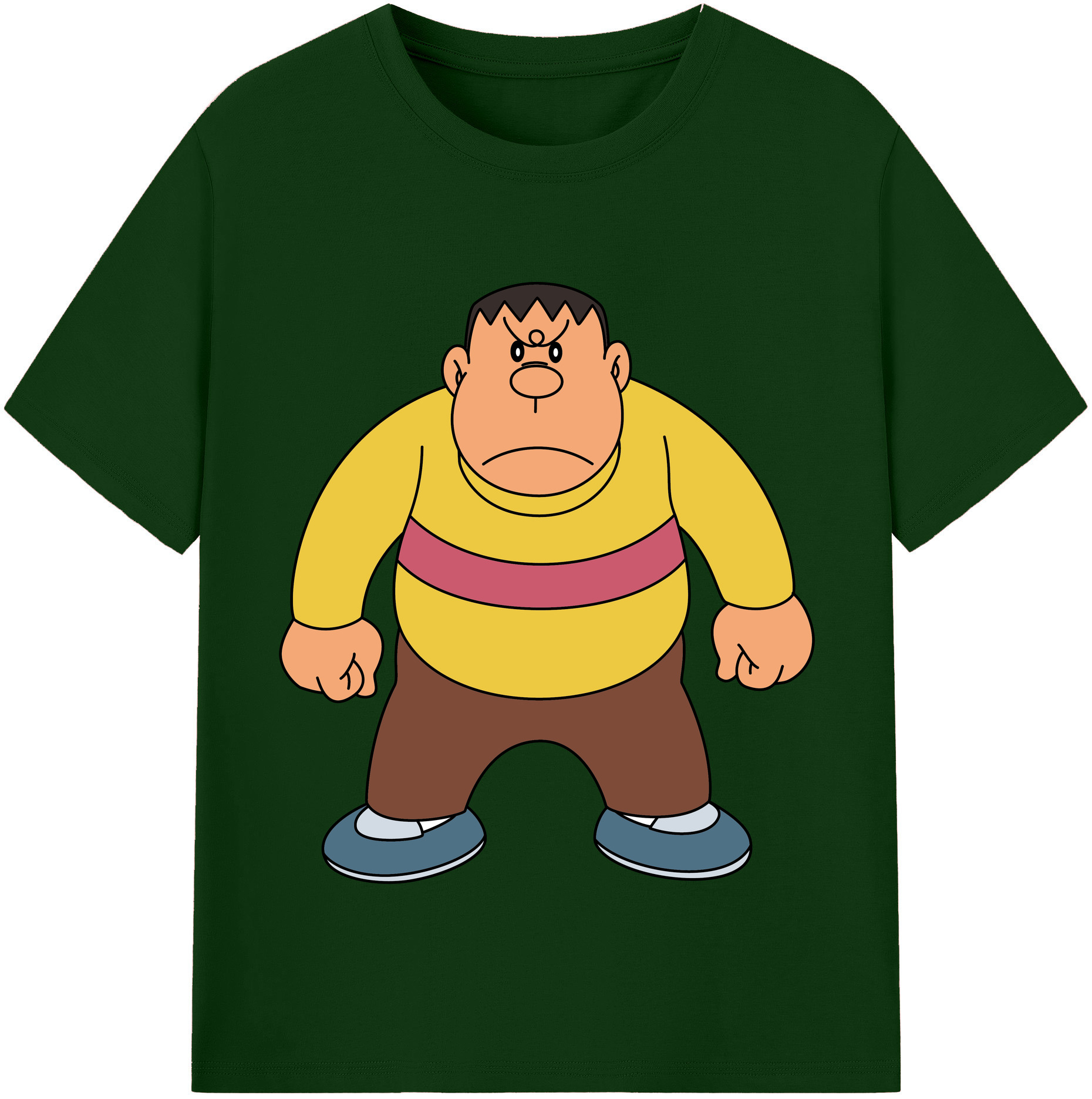 （画像用） ドラえもん 剛田武 Doraemon Gouta Takeshi 綿100％半袖Tシャツ（フロントプリント）